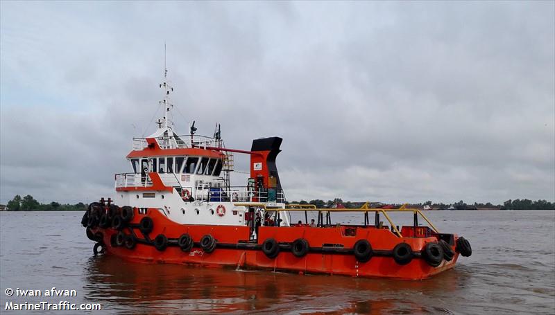 anugerah bersama11 (Towing vessel) - IMO , MMSI 525100352, Call Sign PNQD under the flag of Indonesia