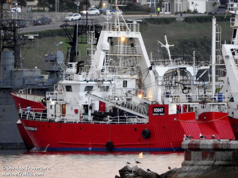 alvarez entrena vi (Fishing Vessel) - IMO 7904968, MMSI 701006750, Call Sign LW 4627 under the flag of Argentina