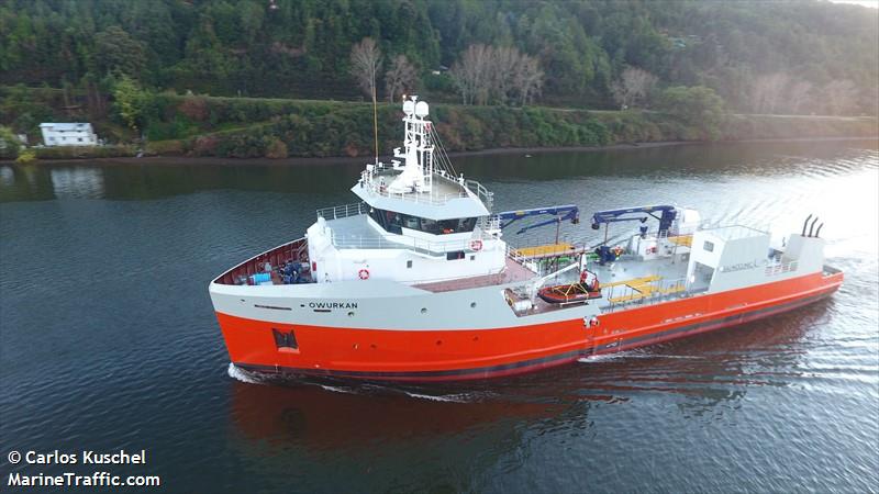 owurkan (Fish Carrier) - IMO , MMSI 725003665