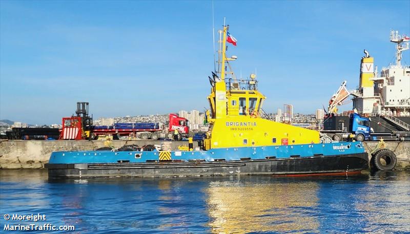 brigantia (Tug) - IMO 9209556, MMSI 725004185, Call Sign CA8666 under the flag of Chile