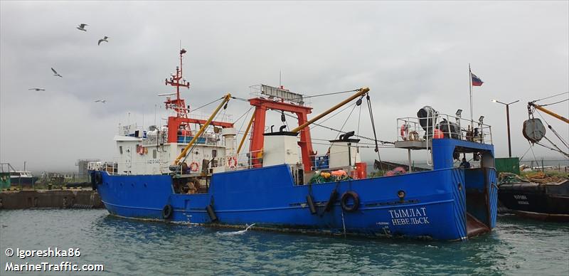 tymlat (Fishing Vessel) - IMO 9887293, MMSI 273211410, Call Sign UBAT5 under the flag of Russia