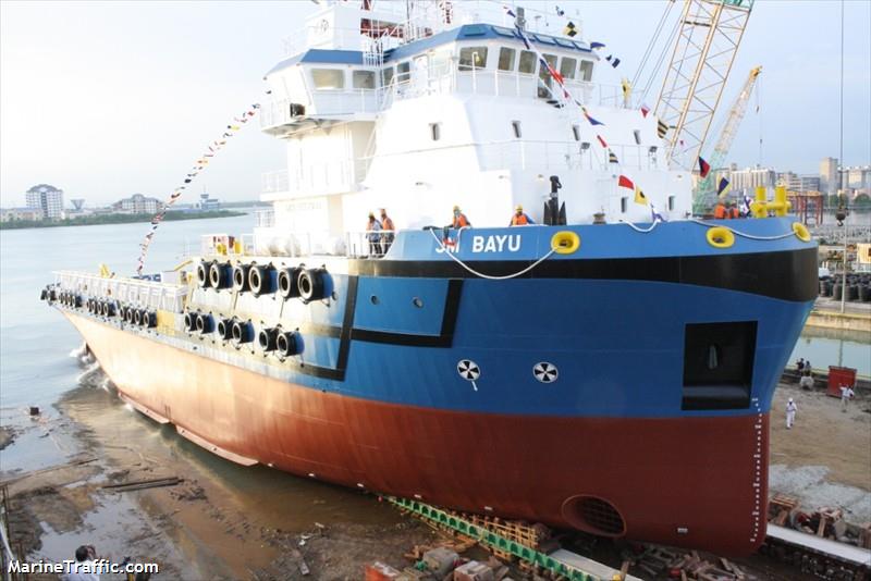 jm bayu (Offshore Tug/Supply Ship) - IMO 9577800, MMSI 533000483, Call Sign 9MLG9 under the flag of Malaysia
