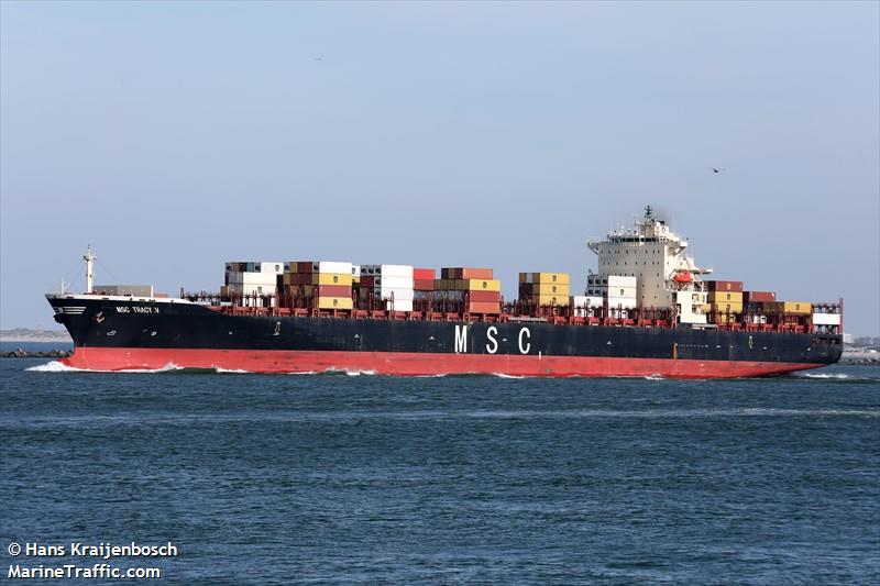 msc tracy v (Container Ship) - IMO 9295177, MMSI 636022077, Call Sign 5LHB7 under the flag of Liberia