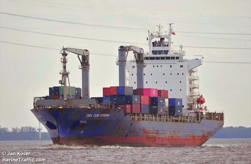 cma cgm vitoria (Container Ship) - IMO 9434905, MMSI 256171000, Call Sign 9HA5724 under the flag of Malta