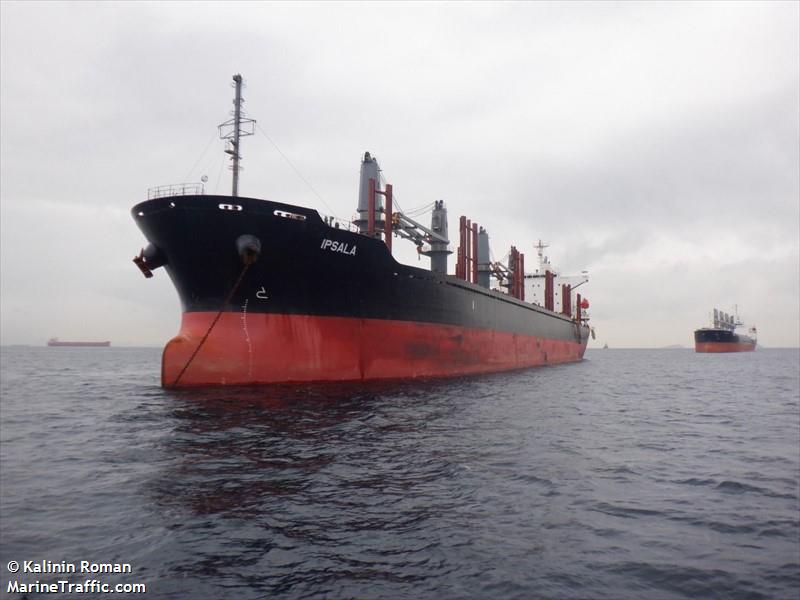 ipsala (Bulk Carrier) - IMO 9759666, MMSI 271050845, Call Sign TCA7254 under the flag of Turkey