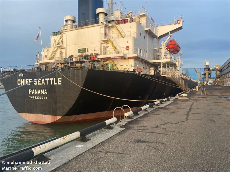 chief seattle (Bulk Carrier) - IMO 9230751, MMSI 352002066, Call Sign 3E3755 under the flag of Panama