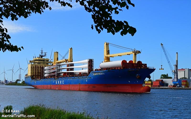 atlantic project ii (General Cargo Ship) - IMO 9235983, MMSI 538010307, Call Sign V7A5871 under the flag of Marshall Islands