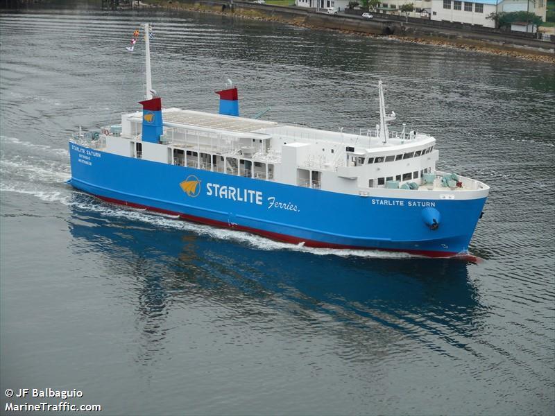 starlite saturn (Passenger/Ro-Ro Cargo Ship) - IMO 9766528, MMSI 548842200, Call Sign DUE2993 under the flag of Philippines