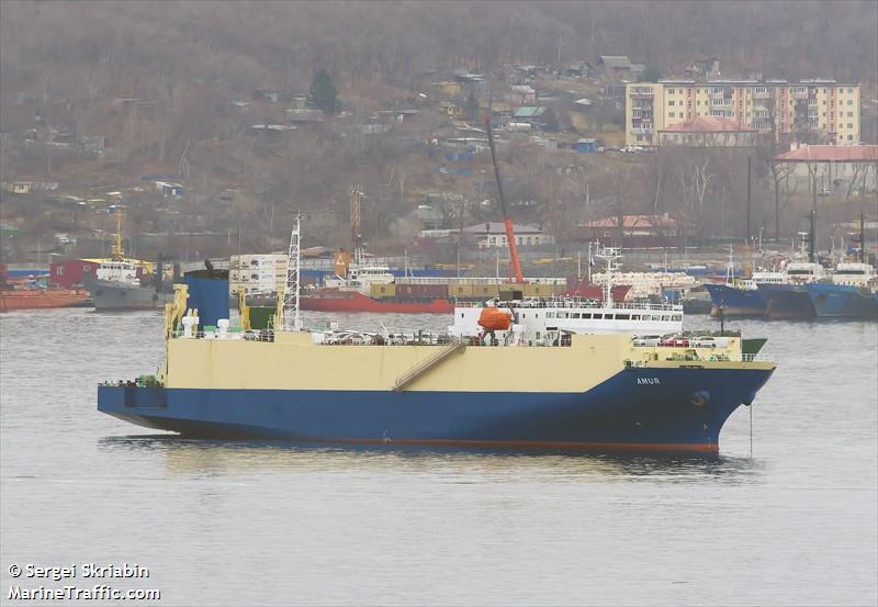amur (Vehicles Carrier) - IMO , MMSI 667002124, Call Sign 9LU2927 under the flag of Sierra Leone