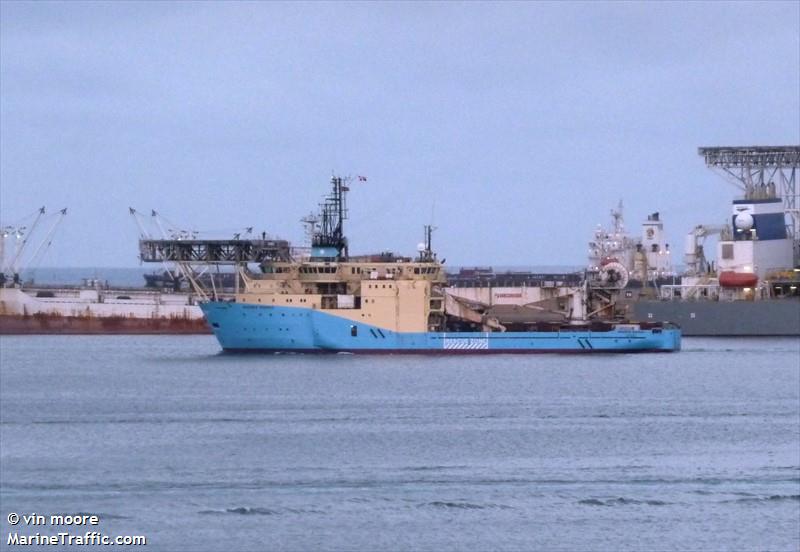 maersk nomad (Offshore Support Vessel) - IMO 9424778, MMSI 219027979, Call Sign OUUB2 under the flag of Denmark