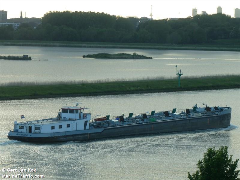 annapurna (Tanker) - IMO , MMSI 244007308, Call Sign PF3507 under the flag of Netherlands