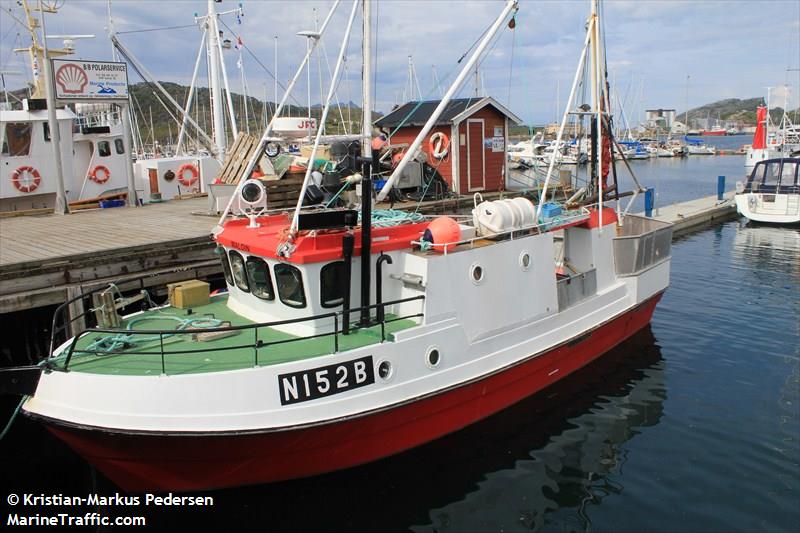 evelyn (Fishing vessel) - IMO , MMSI 257132340, Call Sign LM6249 under the flag of Norway