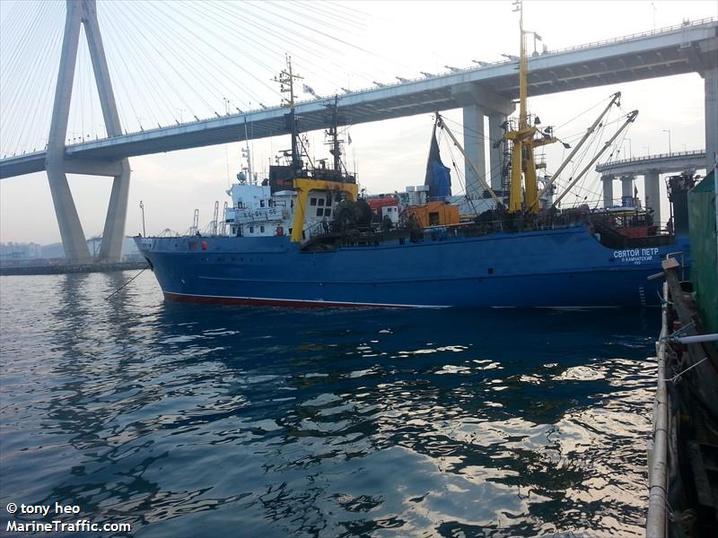 svyatoy petr (Fishing Vessel) - IMO 7534103, MMSI 273849310, Call Sign UCYC under the flag of Russia