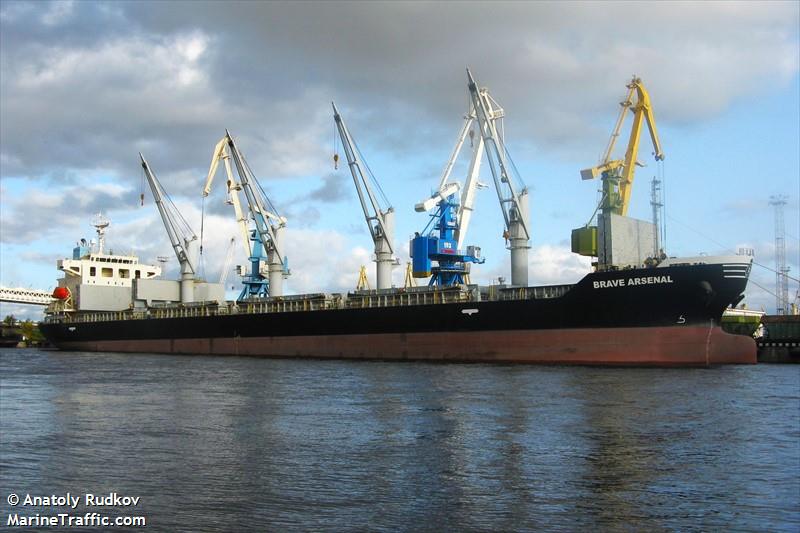 brave arsenal (General Cargo Ship) - IMO 9616101, MMSI 314705000, Call Sign 8PGO3 under the flag of Barbados