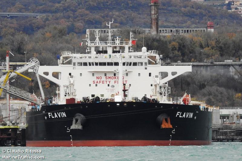 flavin (Crude Oil Tanker) - IMO 9787912, MMSI 538009975, Call Sign V7A5412 under the flag of Marshall Islands