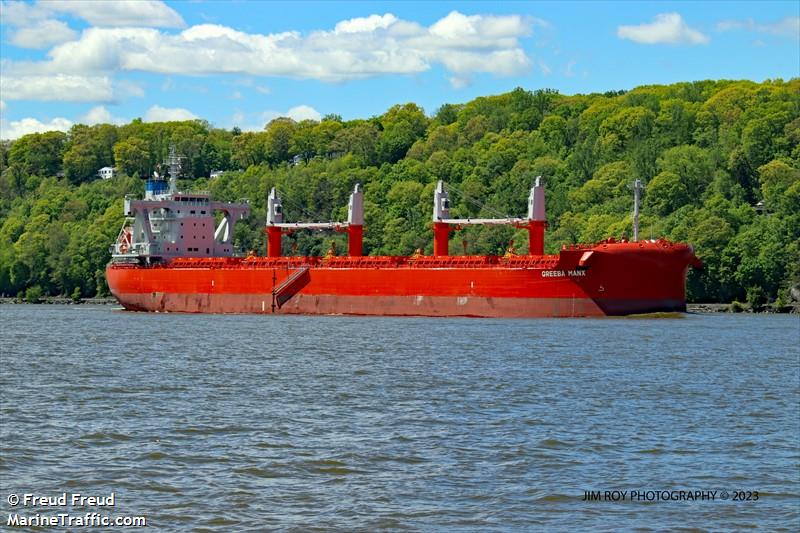 greeba manx (Bulk Carrier) - IMO 9934450, MMSI 232044965, Call Sign MMRD3 under the flag of United Kingdom (UK)