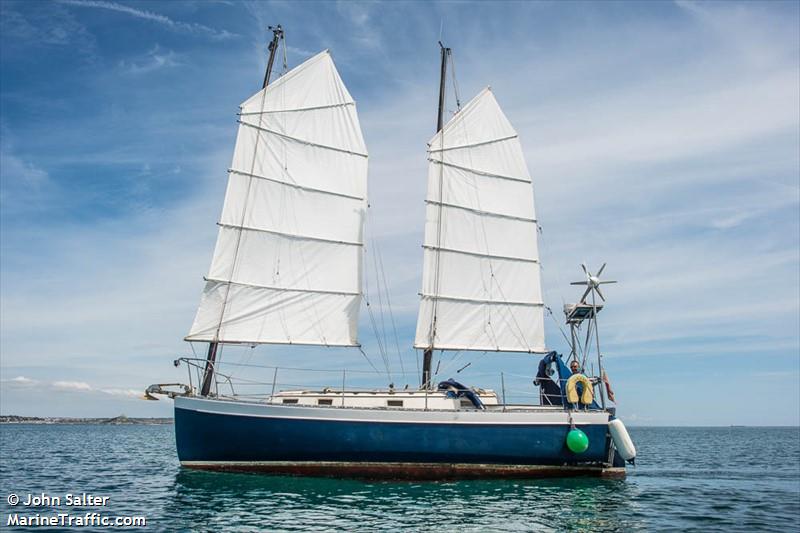santiana (Sailing vessel) - IMO , MMSI 235021739, Call Sign MFPQ5 under the flag of United Kingdom (UK)