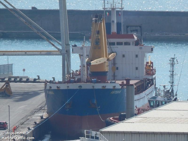 asterix (General Cargo Ship) - IMO 9437775, MMSI 314576000, Call Sign 8PBE9 under the flag of Barbados