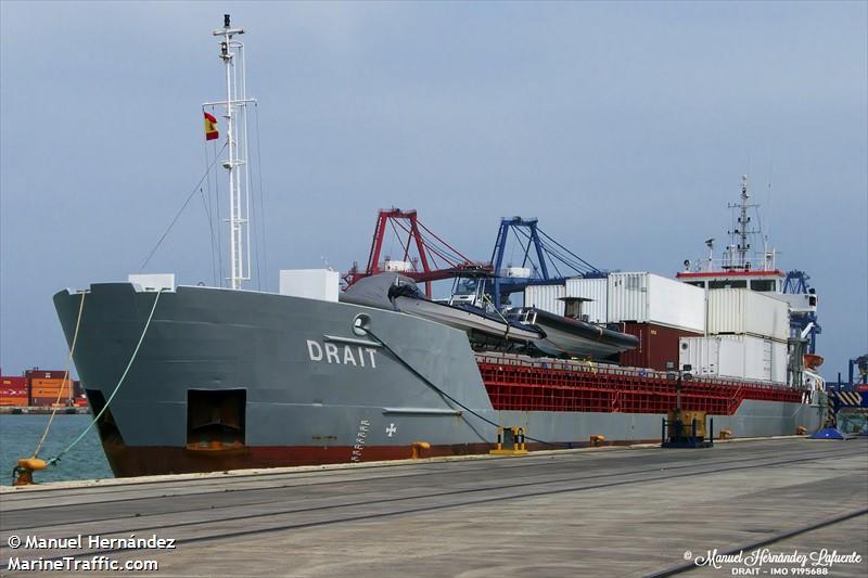 eems drait (General Cargo Ship) - IMO 9195688, MMSI 314704000, Call Sign 8PGO2 under the flag of Barbados