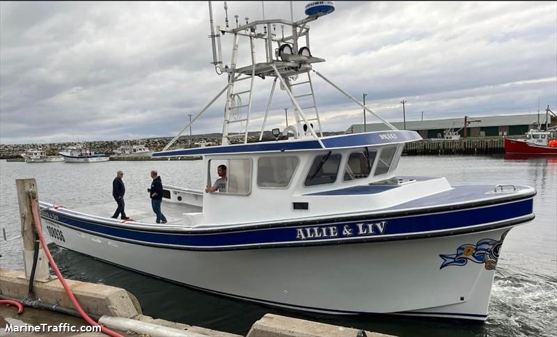 allie liv (Fishing vessel) - IMO , MMSI 316049494 under the flag of Canada