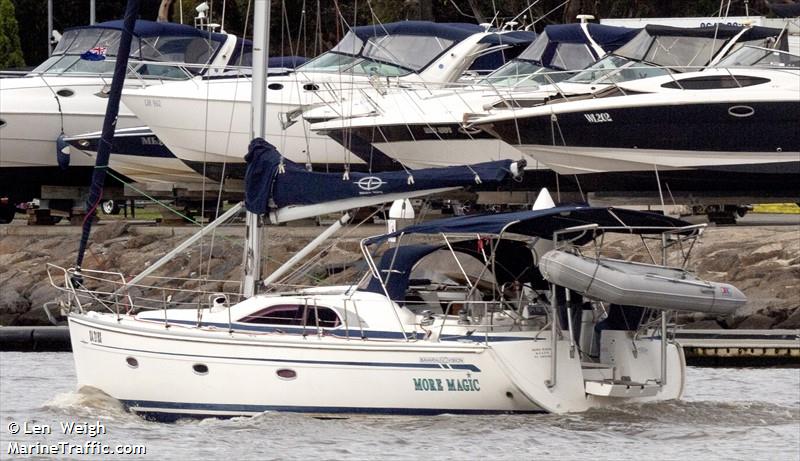 more magic (Sailing vessel) - IMO , MMSI 503063660, Call Sign SA 219S under the flag of Australia