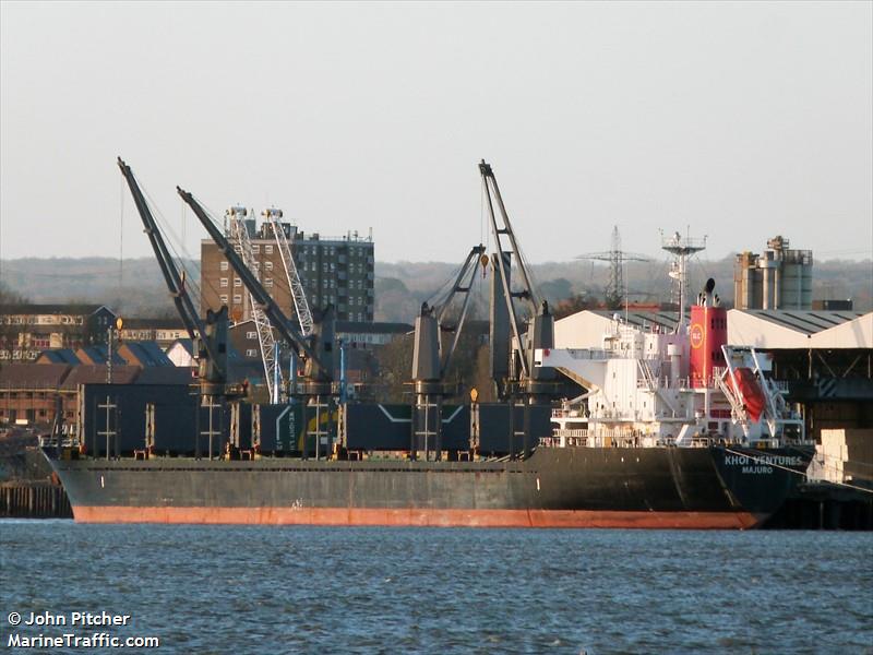 khoi ventures (Bulk Carrier) - IMO 9633288, MMSI 538010318, Call Sign V7A5886 under the flag of Marshall Islands