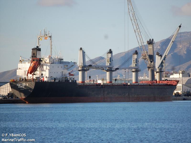 moayad y (Bulk Carrier) - IMO 9135482, MMSI 620999048, Call Sign D6A3054 under the flag of Comoros