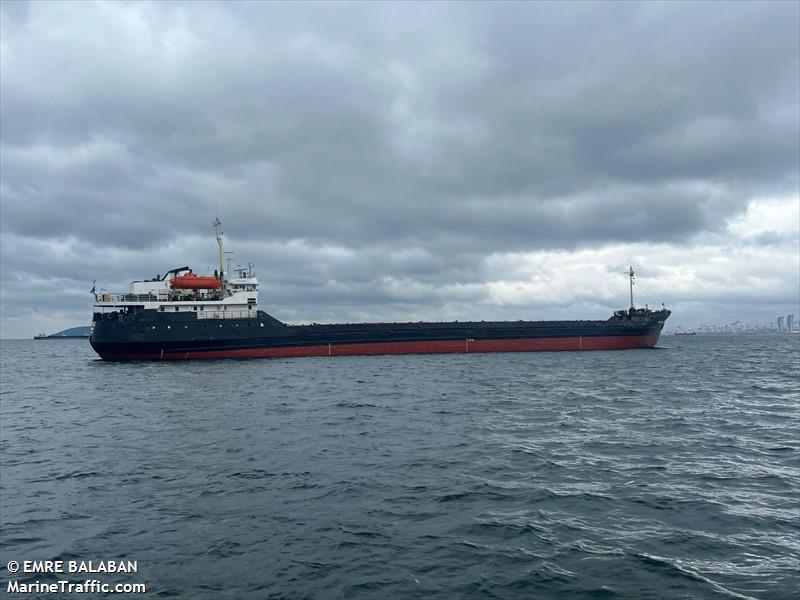 poyraz (General Cargo Ship) - IMO 8725656, MMSI 677055600, Call Sign 5IM656 under the flag of Tanzania