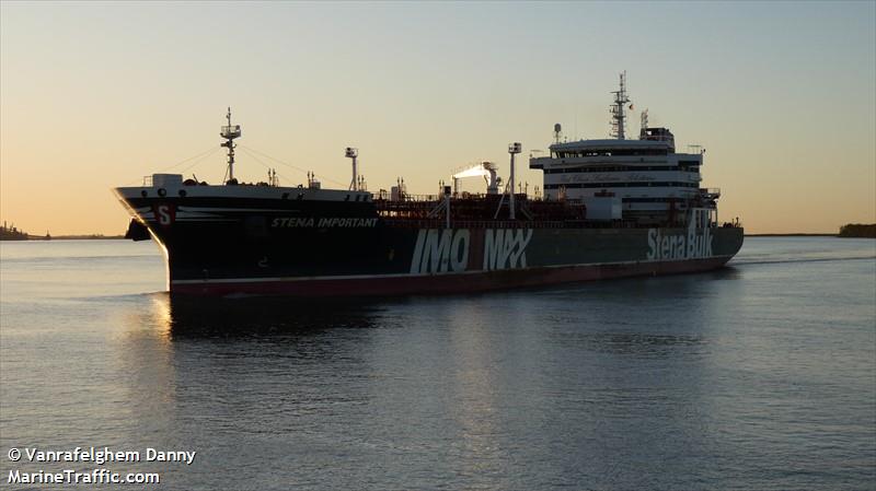 stena important (Chemical/Oil Products Tanker) - IMO 9667497, MMSI 219030707, Call Sign OZWP2 under the flag of Denmark
