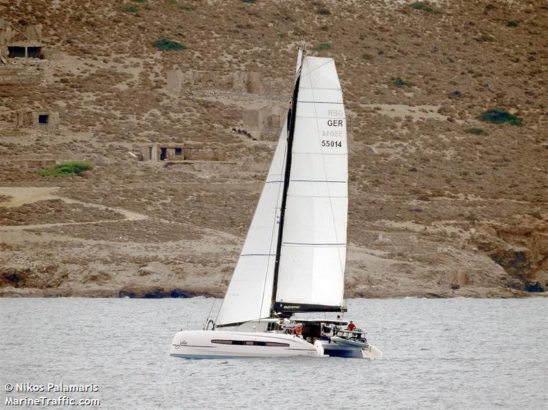 jolie (Pleasure craft) - IMO , MMSI 228142270, Call Sign FAJ8765 under the flag of France