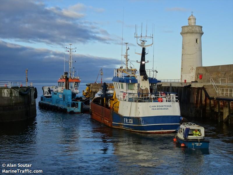 camm bounteous fr331 (Fishing vessel) - IMO , MMSI 232025715, Call Sign MGOM2 under the flag of United Kingdom (UK)