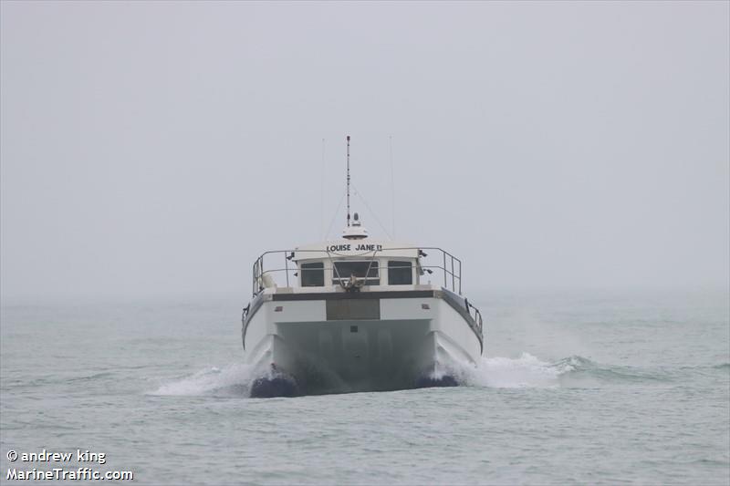 louise jane ii (Diving ops) - IMO , MMSI 232044459, Call Sign MMMR3 under the flag of United Kingdom (UK)