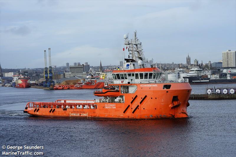 ocean sentinel (Offshore Tug/Supply Ship) - IMO 9761425, MMSI 255732000, Call Sign CQJF under the flag of Madeira
