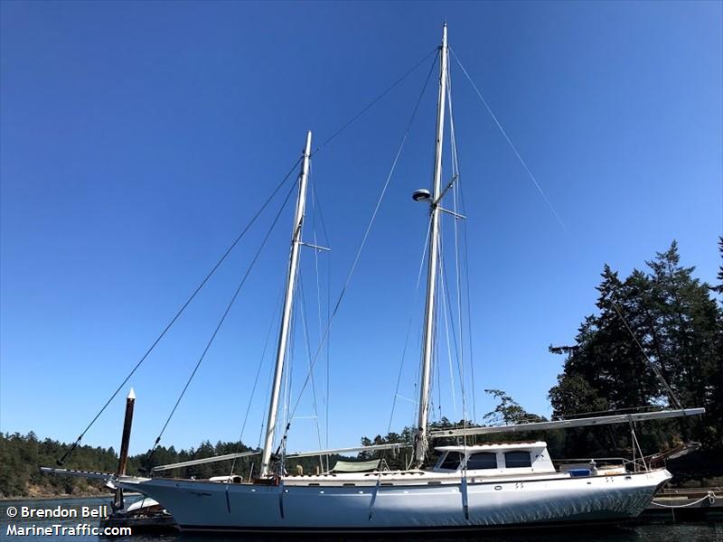 ghillie (Sailing vessel) - IMO , MMSI 316020243 under the flag of Canada
