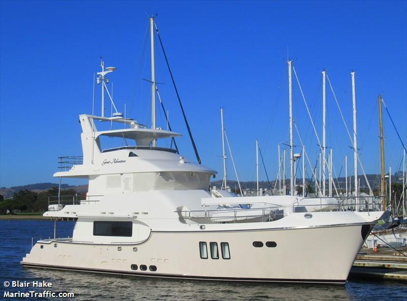 great adventure (Pleasure craft) - IMO , MMSI 368276780, Call Sign WDJ4949 under the flag of United States (USA)
