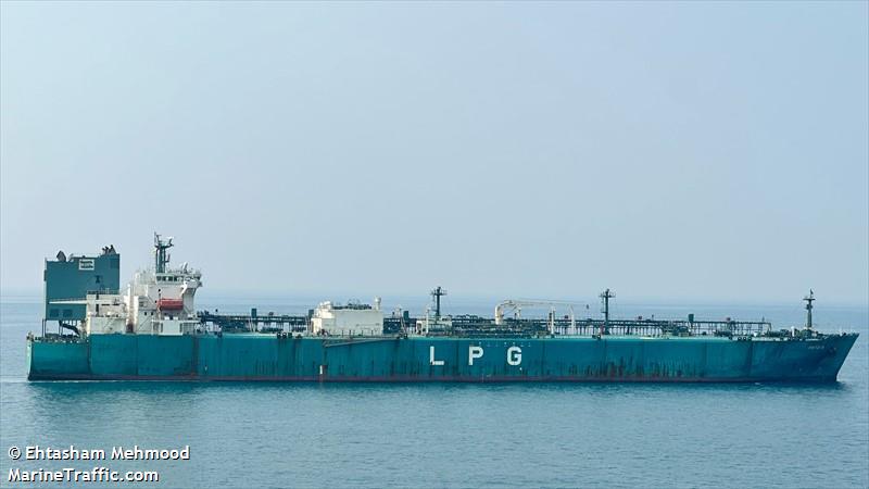 fritzi n (LPG Tanker) - IMO 9407122, MMSI 538010305, Call Sign V7A5868 under the flag of Marshall Islands