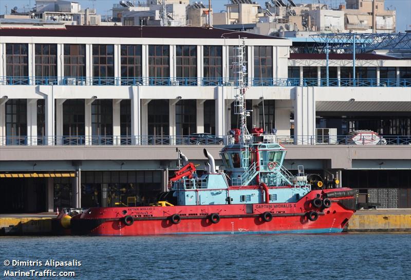 captain michalis x (Tug) - IMO 9578567, MMSI 240406500, Call Sign SVA3186 under the flag of Greece