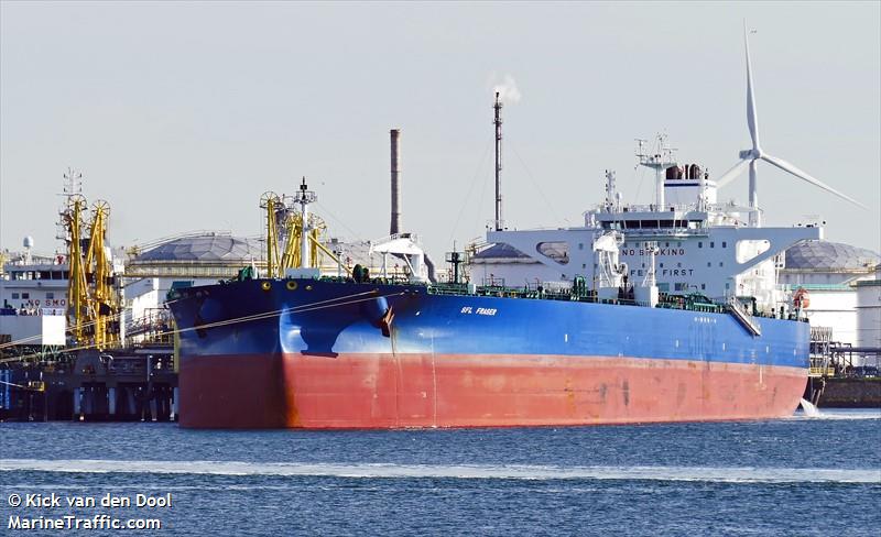 sfl fraser (Crude Oil Tanker) - IMO 9874258, MMSI 538010186, Call Sign V7A5727 under the flag of Marshall Islands