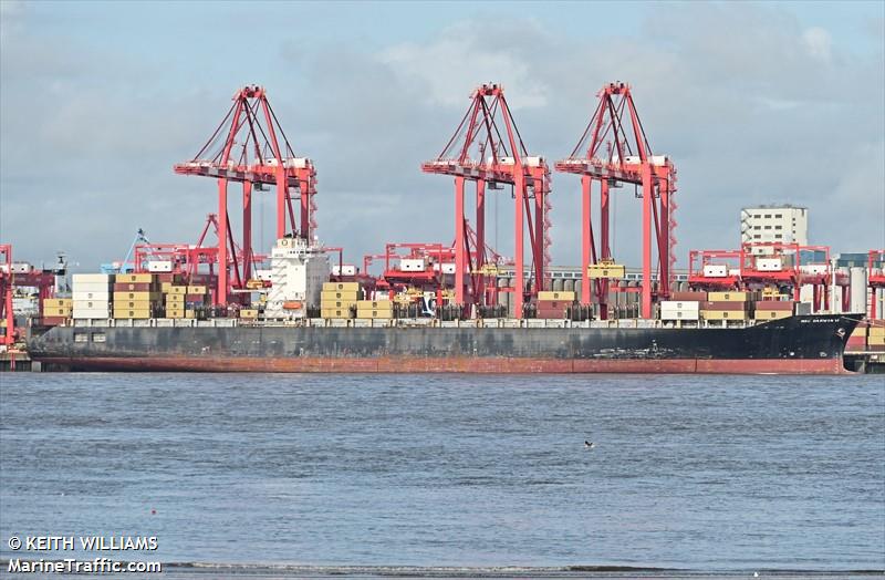 msc darwin vi (Container Ship) - IMO 9200689, MMSI 636021993, Call Sign D5SI4 under the flag of Liberia