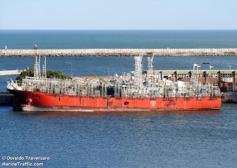 lu qing yuan yu 277 (Fishing Vessel) - IMO 9874026, MMSI 701001230, Call Sign LW 4599 under the flag of Argentina