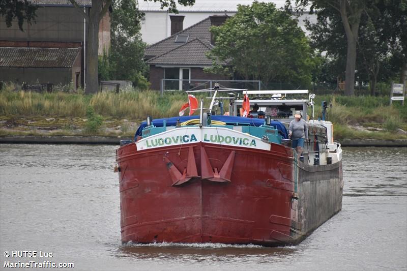 ludovica (Other type) - IMO , MMSI 205200490, Call Sign OT2004 under the flag of Belgium