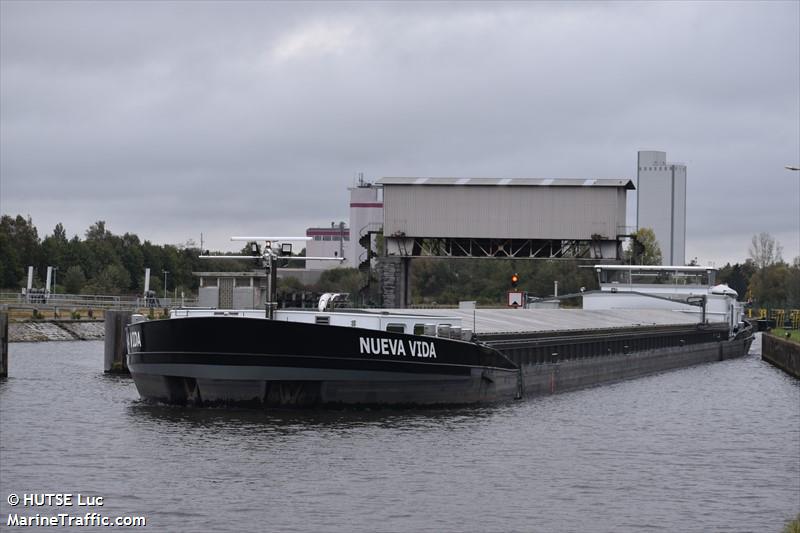 nueva vida (Cargo ship) - IMO , MMSI 205467990, Call Sign OT4679 under the flag of Belgium