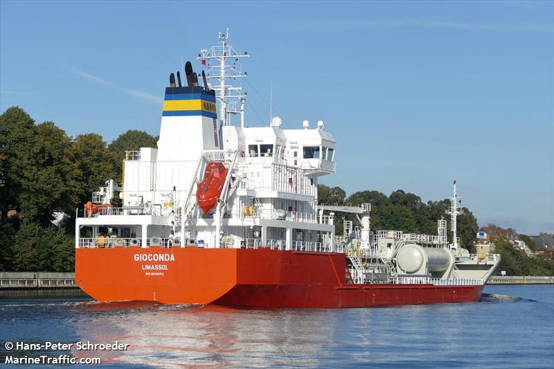 gioconda (Chemical/Oil Products Tanker) - IMO 9819052, MMSI 209415000, Call Sign 5BCM5 under the flag of Cyprus