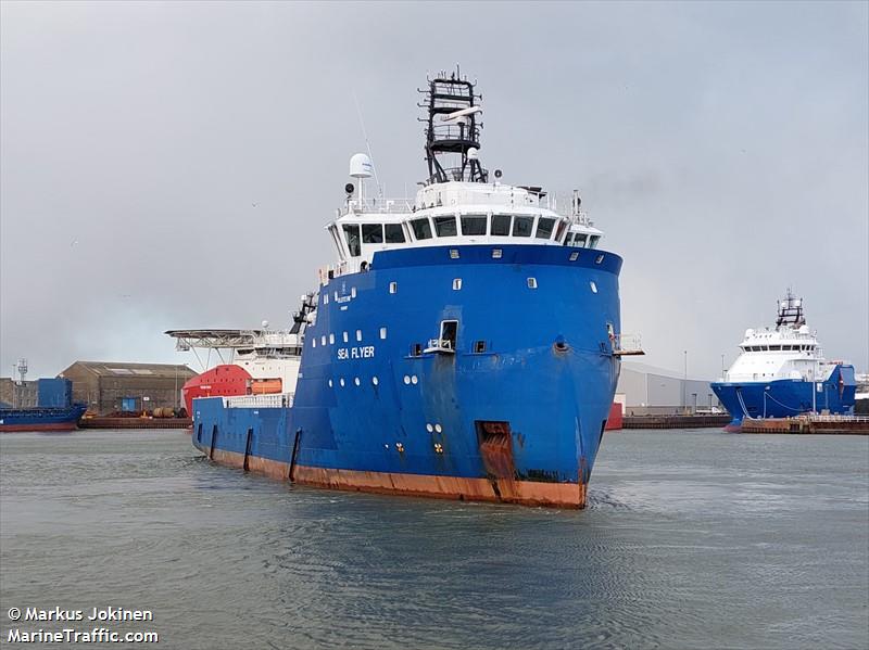 sea flyer (Offshore Tug/Supply Ship) - IMO 9645695, MMSI 209861000, Call Sign 5BWA3 under the flag of Cyprus