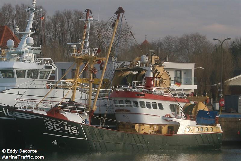 sc45 marijtje keuter (Fishing vessel) - IMO , MMSI 211279120, Call Sign DIYU under the flag of Germany