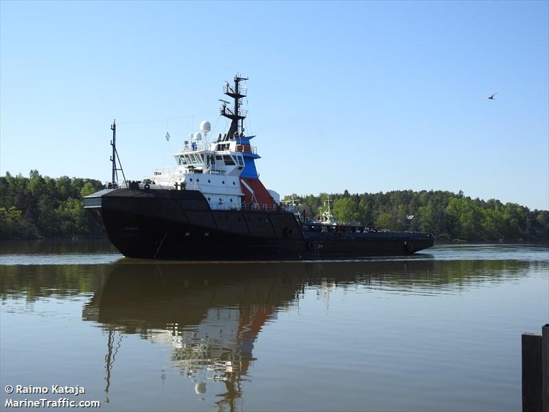 hermes (Offshore Tug/Supply Ship) - IMO 8211576, MMSI 212573000, Call Sign 5BMX4 under the flag of Cyprus