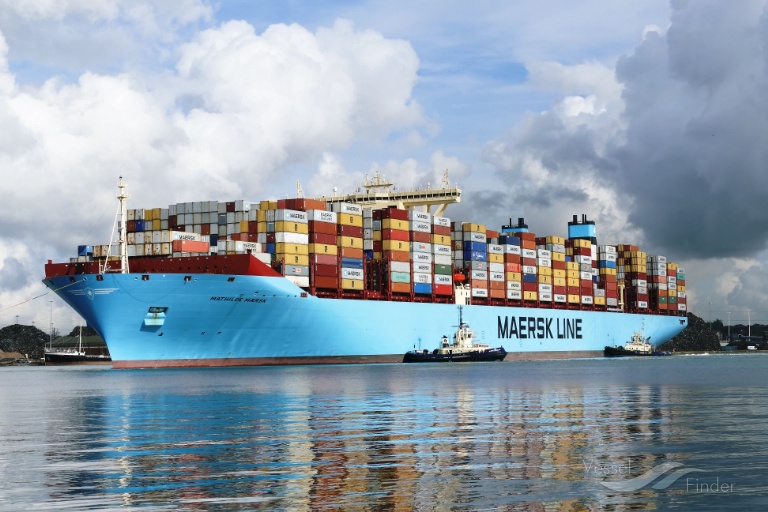 mathilde maersk (Container Ship) - IMO 9632179, MMSI 219646000, Call Sign OWZW2 under the flag of Denmark