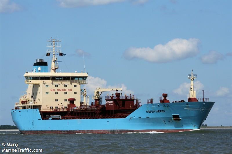 bro nissum (Chemical/Oil Products Tanker) - IMO 9340623, MMSI 220504000, Call Sign OXHS2 under the flag of Denmark