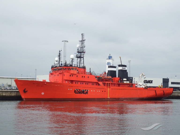 esvagt beta (Fishing Support Vessel) - IMO 8817746, MMSI 220600000, Call Sign OUJM2 under the flag of Denmark