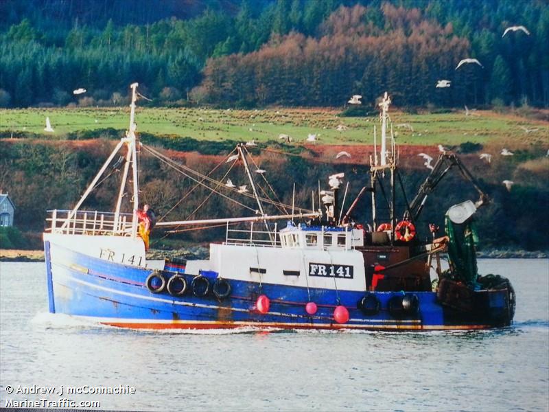 radiant morn (Fishing vessel) - IMO , MMSI 235004039 under the flag of United Kingdom (UK)